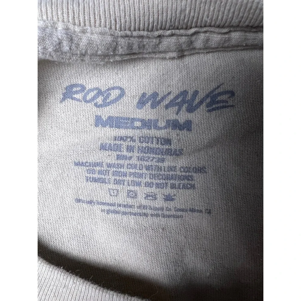 Rod Wave St. Petersburg Florida Graphic T-Shirt Tan Mens Medium Rap Tee Car